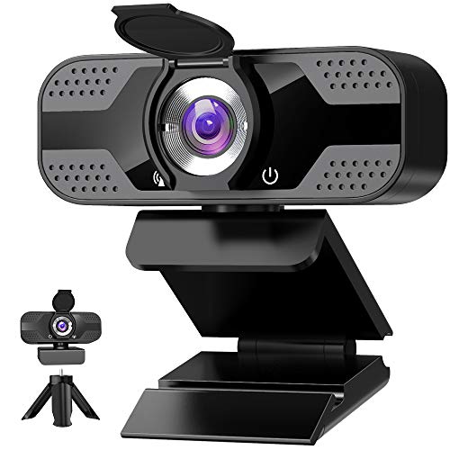 Webcam mit mikrofon 1080P Full HD mit Webcam Abdeckung, USB Webcam mit Stativ, Mini Plug and Play für Desktop & Notebook, Web cam ideal für Streaming, Konferenzen, Live Übertragungen und Videoanruf Webcam mit mikrofon 1080P Full HD mit Webcam Abdeckung, USB Webcam mit Stativ, Mini Plug and Play für Desktop & Notebook, Web cam ideal für Streaming, Konferenzen, Live Übertragungen und Videoanruf