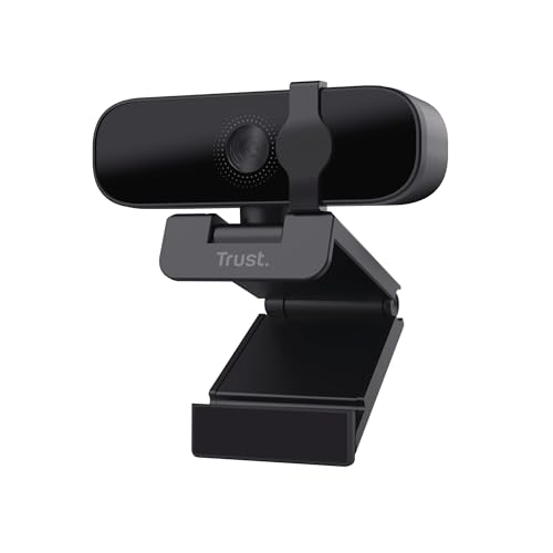 Trust Oran 1080p Webcam PC, Full HD USB Web Cam mit Blickschutzfilter, PC Kamera mit Mikrofon, Fixfokus 30 FPS, 85% Recyclingkunststoff, Videokamera für Laptop Desktop Mac Windows Zoom Teams Trust Oran 1080p Webcam PC, Full HD USB Web Cam mit Blickschutzfilter, PC Kamera mit Mikrofon, Fixfokus 30 FPS, 85% Recyclingkunststoff, Videokamera für Laptop Desktop Mac Windows Zoom Teams