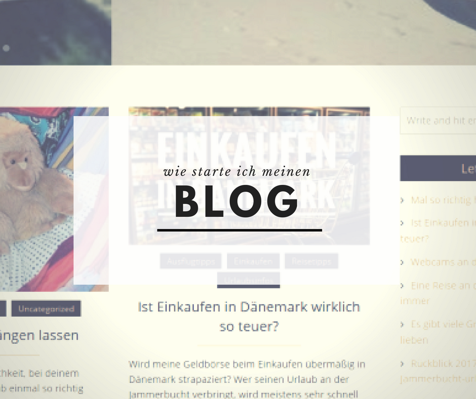 blog erstellen