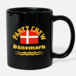 Kaffeebecher Partycrew Dänemark