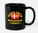 Kaffeebecher Partycrew Dänemark